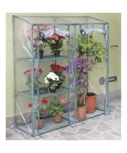Telo di ricambio verdemax per serra buganvillea big in plastica trasparente 143x50x155 cm