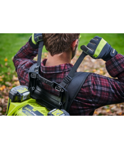 Soffiatore a zaino a batteria ryobi ry36bpxa-0 36v, solo corpo macchina