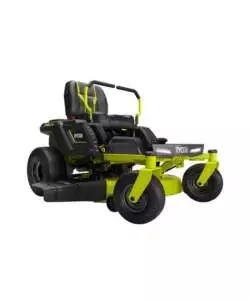 Trattorino tagliaerba a batteria ryobi 'ztr480ex' taglio 106 cm 48v -  raggio zero con scarico laterale