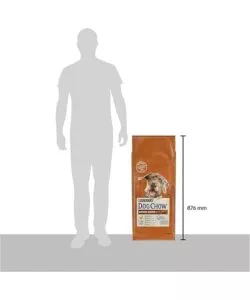 Crocchette per cani purina 'dog chow mature senior' anziano di tutte le taglie con pollo 14 kg