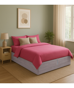 Letto matrimoniale contenitore "bed box" olmo naturale 160x190 cm