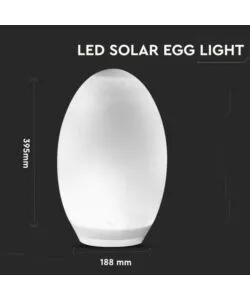 Lampada solare led rgb ricaricabile 3000k