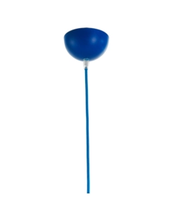 Lampada a sospensione "ancorina" bianca e blu, e27