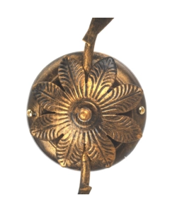 Plafoniera "arianna" due luci color bronzo, e14