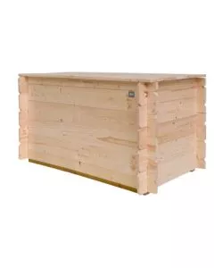 Baule da esterno alce 'giove' in legno 250 lt 130x60x54cm