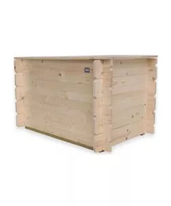 Baule da esterno alce  'giunone' in legno 183 lt 98x60x54 cm