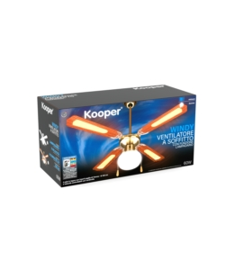 Ventilatore da soffitto legno 70w