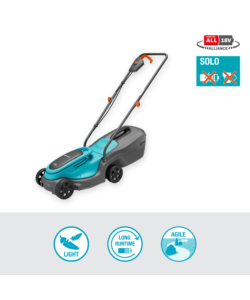 Tagliaerba a batteria gardena "powermax 30" taglio da 30 cm 18 v solo corpo macchina