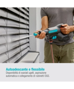Idropulitrice a batteria a freddo "acquaclean" 24 bar 18v, solo corpo macchina