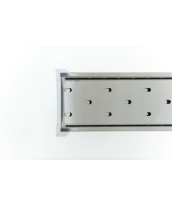 Cuocispiedini a carbonella lisa "milano 50" in acciaio inox 50x32,5x49,5 cm