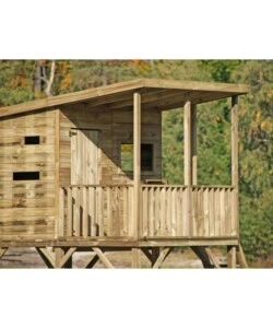 Casetta da giardino per bambini in legno domus "angelo" 220x174,5x272 cm
