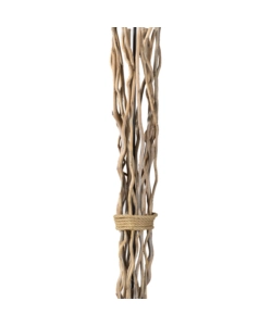 Piantana "marica" legno e tessuto, e27