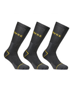 9 PAIA CALZA CORTA DA LAVORO ANTI-INFORTUNISTICA "WRK01" COLORE NERO, TG 39/42 - WRK