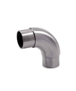 Raccordo 90 gradi per corrimano in acciaio inox