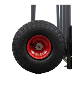CARRELLO PORTA LEGNA CON RUOTE GONFIABILI E CAPACITÀ 250 KG