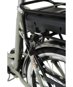 Bici elettrica pieghevole i-bike "fold green" 20" 20 km verde