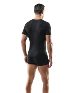 1 pezzo t-shirt uomo tecnica "wrk301" colore nero, tg l/xl - wrk
