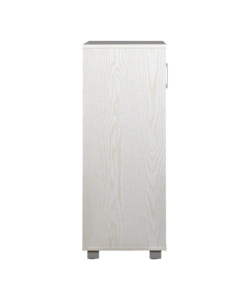 Armadio multifunzione bellahome in laminato bianco venato basso 60x35x90 cm