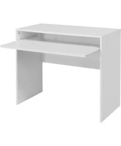 Scrivania con piano estraibile colore bianco armonia 90x45x74 cm