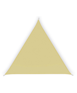 garden friend tenda vela da esterno triangolare ombreggiante in poliestere colore beige, 5x5x5 metri uomo