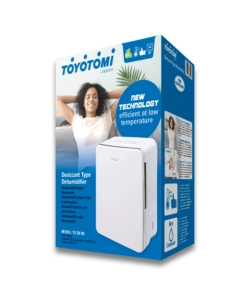 Deumidificatore con essicatore mobile toyotomi "td b80" 8 litri