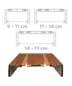Kit telaio per porte forte "modulo" pino bianco 110x220 cm