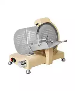 Affettatrice 'ivory vintage' avorio, con lama temperata 250 mm - 140w
