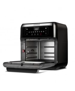 Friggitrice forno ad aria calda "friggisano" nera, 11 lt