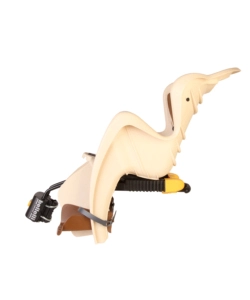 Seggiolino bici mr fox relax beige - attacco al telaio - grigio