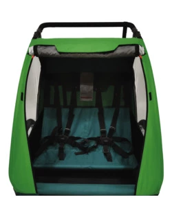 Rimorchio passeggino bici bellelli "trailblazer" 2 in 1 verde chiaro, 41 kg