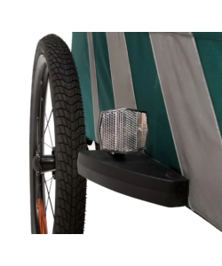 Rimorchio passeggino bici bellelli "trailblazer" 2 in 1 verde chiaro, 41 kg