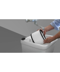 Aspiratore solidi liquidi elettrico lavor "wtp 20 p" 1400w 20 lt 65 l/s
