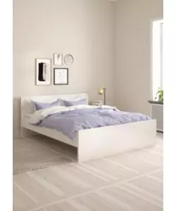 Giroletto matrimoniale bianco lucido 160x200 cm
