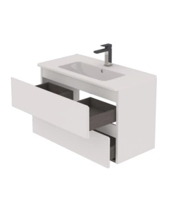 Mobile bagno "leonardo" bianco, 80 cm