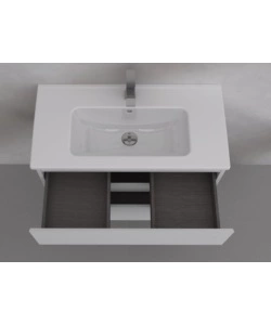 Mobile bagno "leonardo" bianco, 80 cm