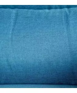 Poltrona bellahome "chiara" con recliner in tessuto colore ottanio, 71x95x98 cm