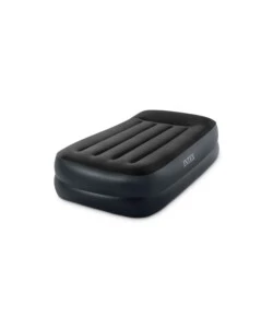 Materasso singolo autogonfiante intex "airbed dura-beam pillow rest raised" colore blu scuro, 99x191x42 cm - cod. 64122nd