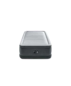 Materasso singolo autogonfiante intex "airbed dura-beam comfort-plush elevated" colore grigio chiaro, 99x191x46 cm - cod. 64412nd
