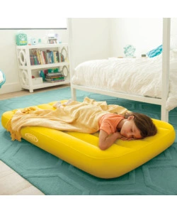 Materassino gonfiabile per bambini intex "airbed cozy kidz" colori assortiti, 88x157x18 cm - cod. 66803np