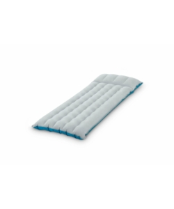 Materasso singolo gonfiabile intex "camping" grigio chiaro 67x184x17 cm - cod. 67997