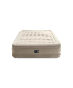 Materasso matrimoniale autogonfiante intex "airbed ultra push" colore beige, 152x203x46 cm - cod. 64428nd