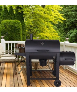 Barbecue a carbone arnold "colorado" con affumicatore 66x42 cm