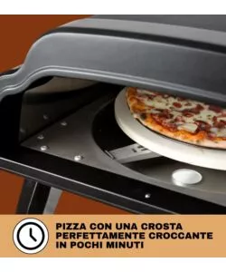FORNO PIZZA A GAS ARNOLD "STROMBOLI" NERO 1 PIZZA