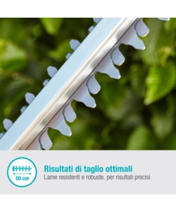 Tagliasiepi a batteria gardena "comfortcut 50" lama 50 cm 18v, solo corpo macchina