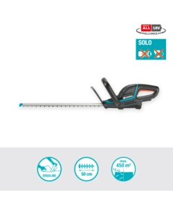 Tagliasiepi a batteria gardena 'comfortcut 50' lama 50 cm 18v, solo corpo macchina