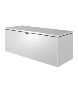 Baule da esterno impermeabile biohort 'stylebox 210' in acciaio zincato argento metallizzato 990 lt 207x80x81 cm - cod. b330910