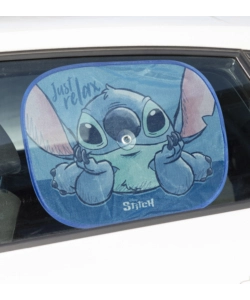 Coppia tendine auto laterali "disney stitch" 44x35 cm