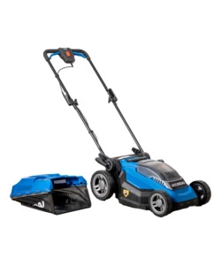 Tagliaerba a batteria hyundai 25610 taglio da 38 cm 40v, solo corpo macchina