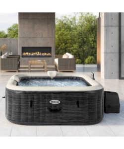 Piscina idromassaggio gonfiabile intex "bubble massage set greystone deluxe" 6 posti - cod. 28452ex