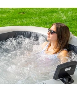 Piscina idromassaggio gonfiabile intex "bubble massage set greystone deluxe" 6 posti - cod. 28452ex
